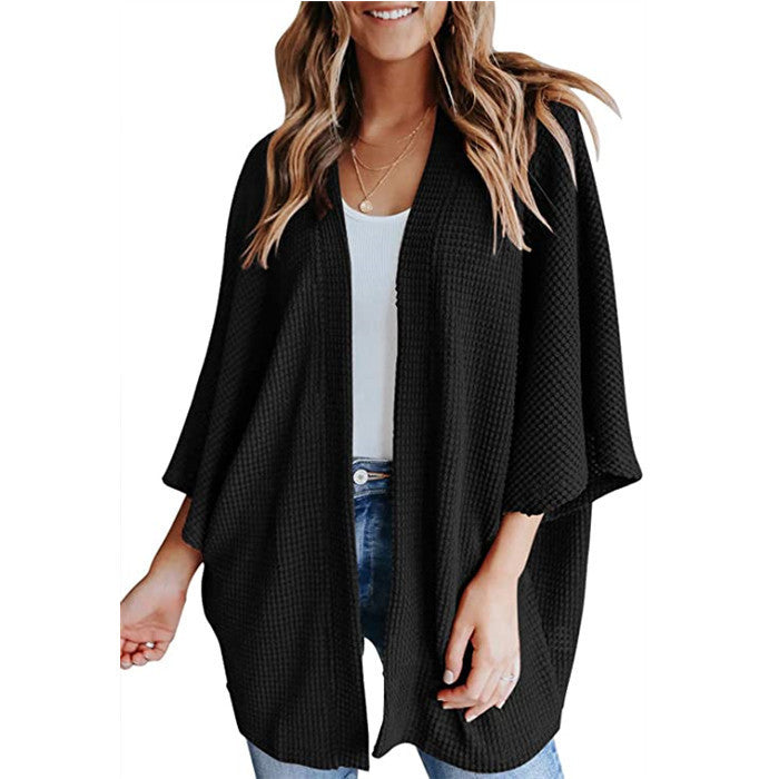 Women's Bat Sleeve Loose Fall Cardigan