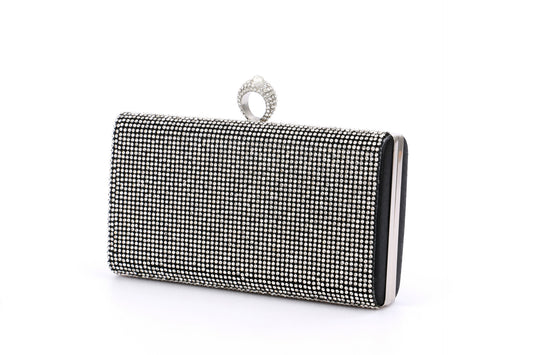 Ladies Rhinestone-covered Hand Bag