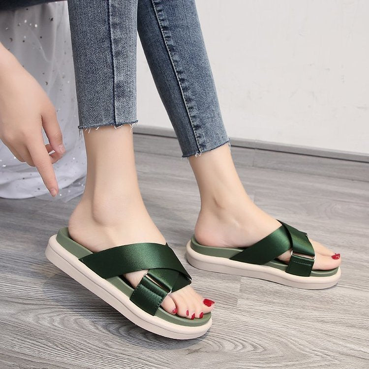 Women's Canvas Strap Summer Sandals