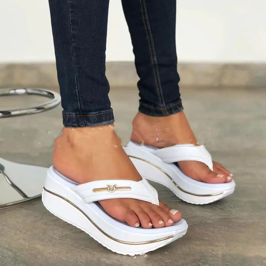 Women's Flip Flops Outdoor Wedge Casual Sandals Hot Summer Item