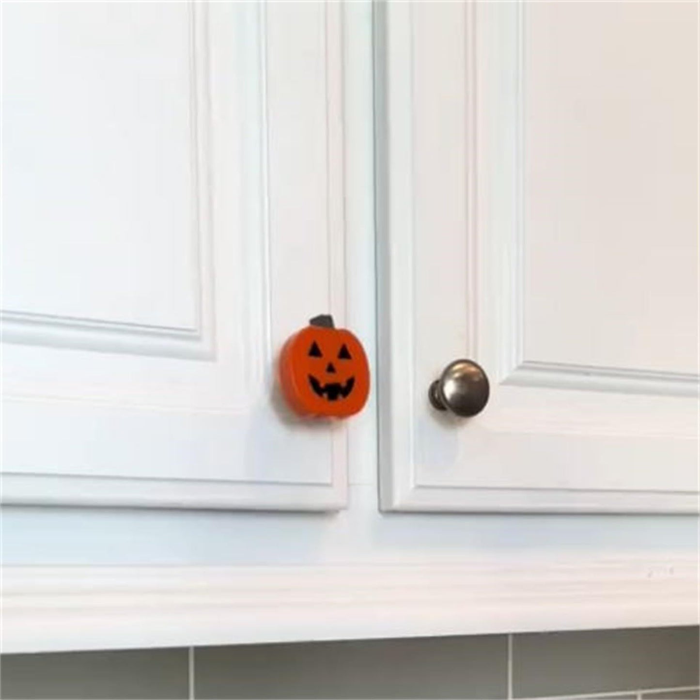 Halloween Pumpkin Cabinet Door Knob Covers