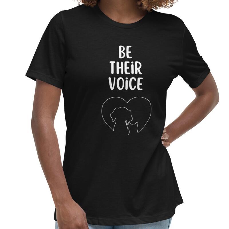 Women's Be Their Voice Pet Tee Shirt