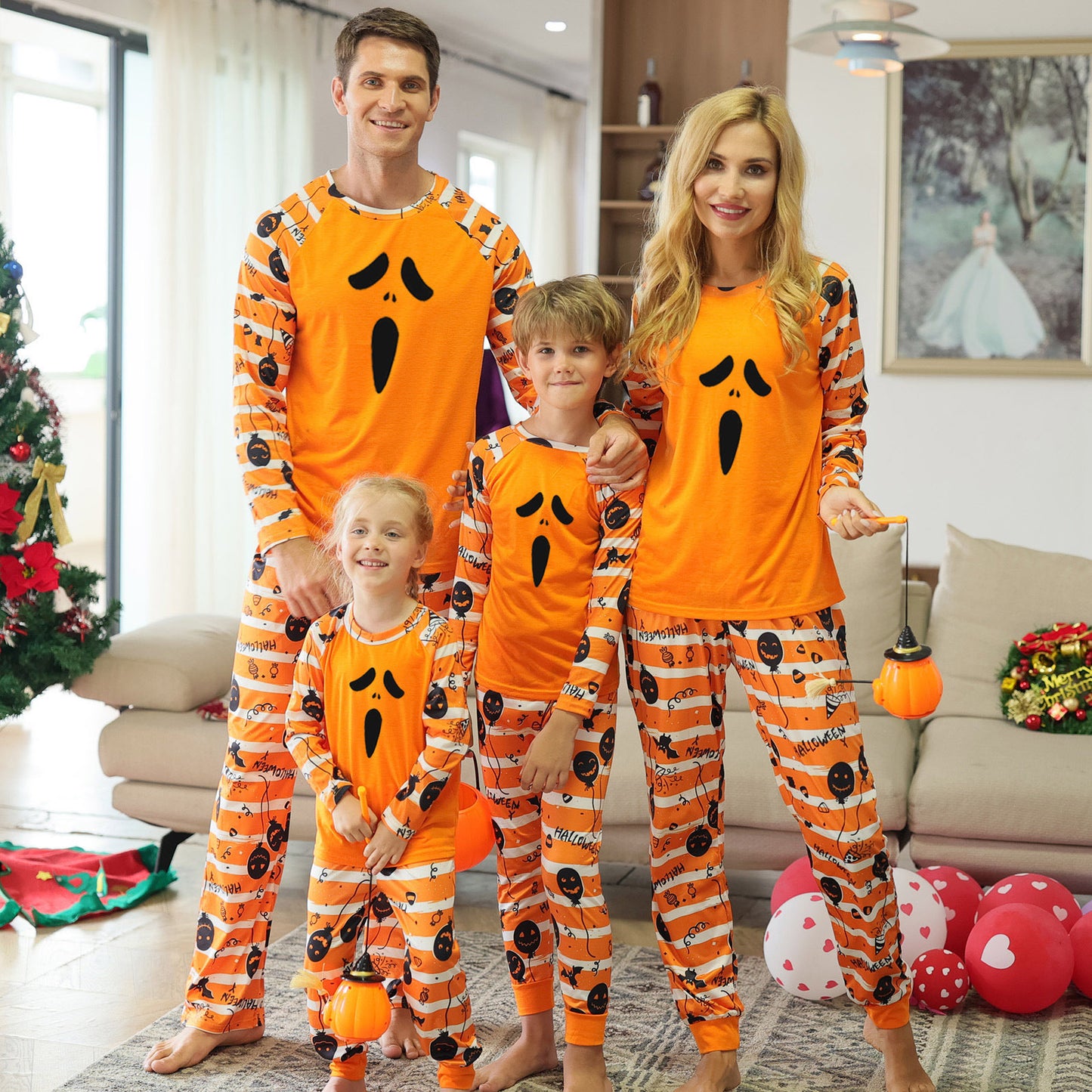 Family Matching Halloween Pajamas