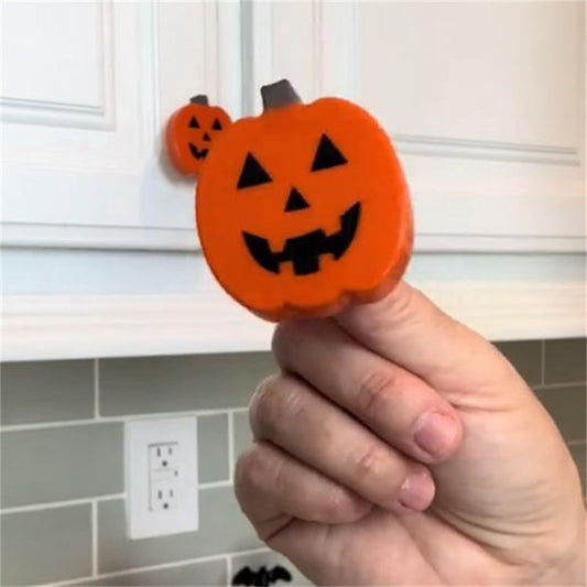 Halloween Pumpkin Cabinet Door Knob Covers