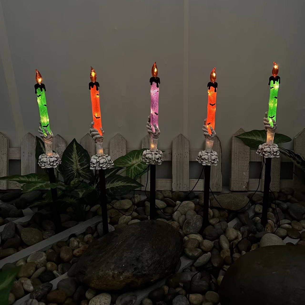 Solar Outdoor Courtyard Halloween Lamps