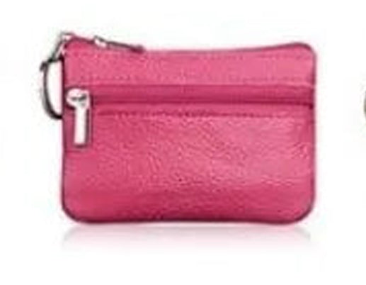 Small Women's Leather Coin Purse Wallet