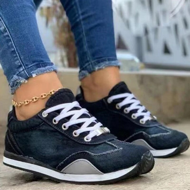 Women's Fashion Denim Sneakers