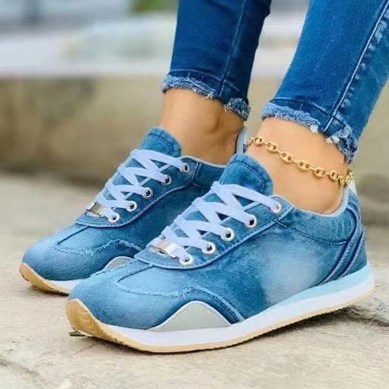 Women's Fashion Denim Sneakers