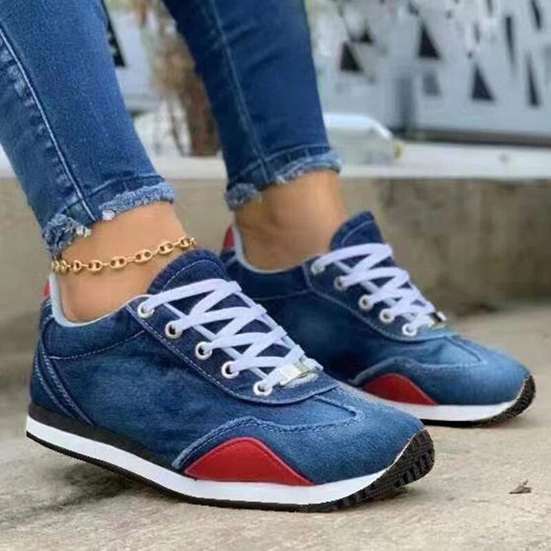 Women's Fashion Denim Sneakers