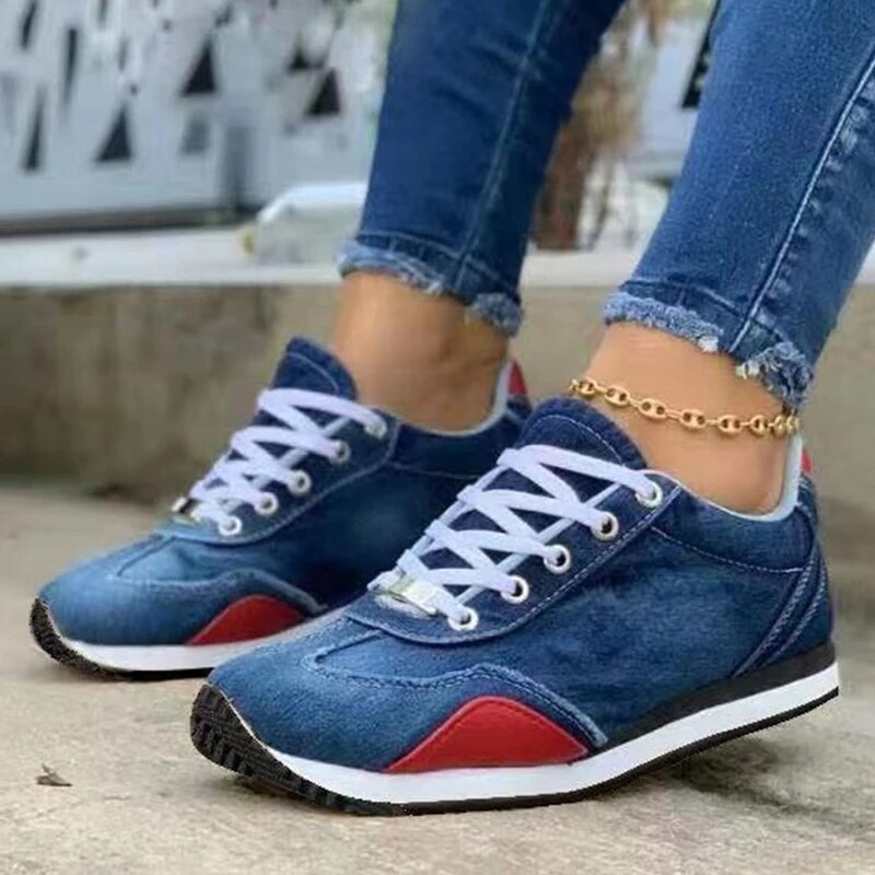 Women's Fashion Denim Sneakers