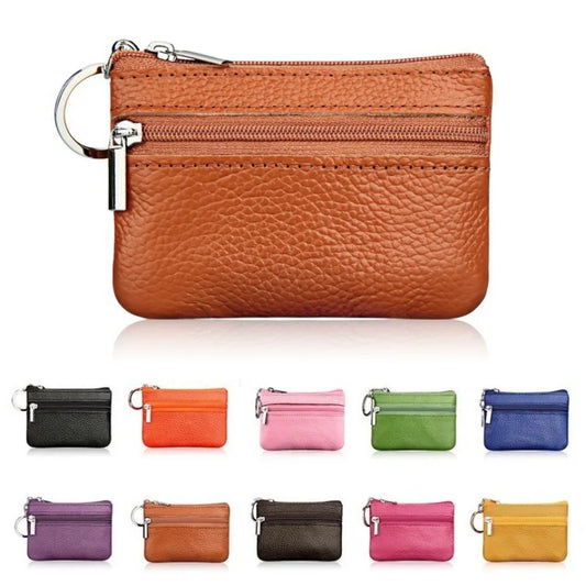 Small Women's Leather Coin Purse Wallet