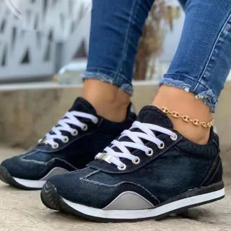 Women's Fashion Denim Sneakers