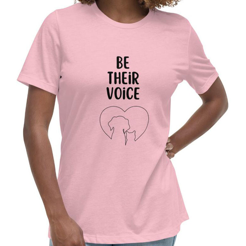 Women's Be Their Voice Pet Tee Shirt