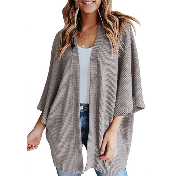 Women's Bat Sleeve Loose Fall Cardigan